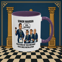 Masonic Mugs - Lodge Leadership - Senior Warden Printify