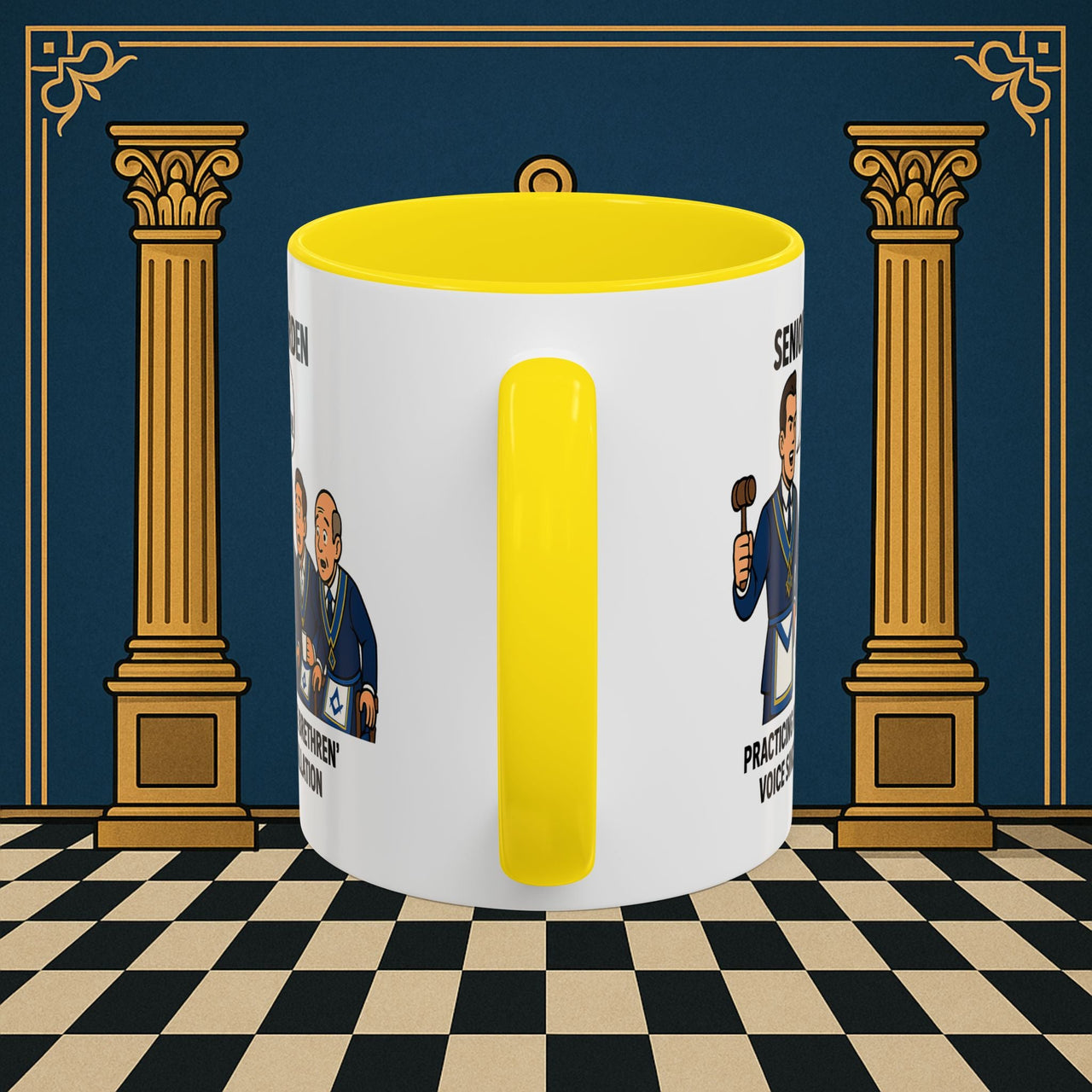 Masonic Mugs - Lodge Leadership - Senior Warden Printify