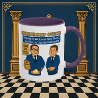 Masonic Mugs - Welcome to the Club - Membership Secretary Printify