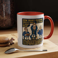 Masonic Mugs Ready to Go – How Many Masons? (Accent Coloured 11oz Mug) Printify