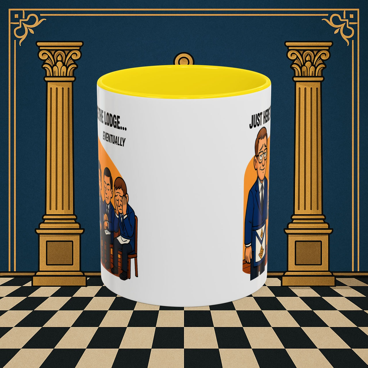 Masonic Mugs - Lodge of Endless Deliberation - Senior Warden Printify