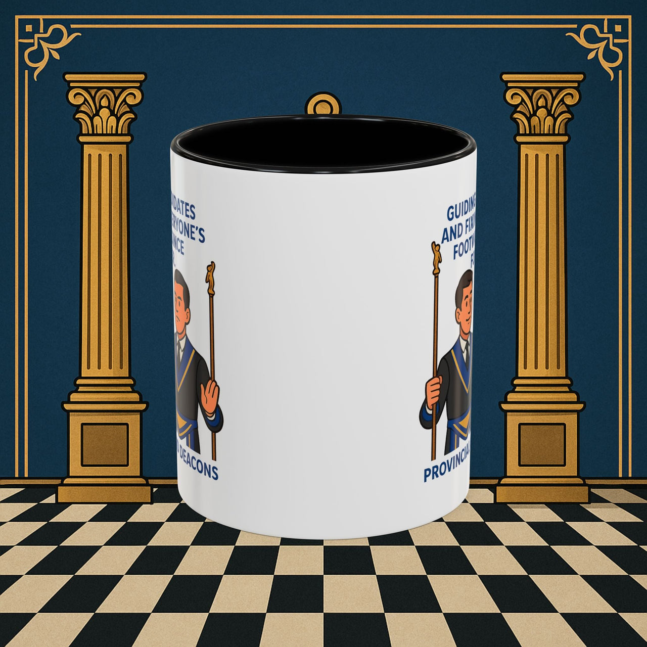 Masonic Mugs - Guiding Light of Masonic Tradition - Provincial Grand Deacons Printify