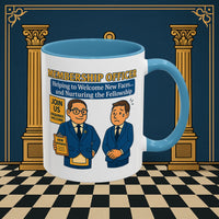 Masonic Mugs - Welcome to the Club - Membership Secretary Printify