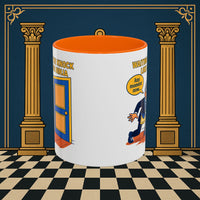 Masonic Mugs - Masonic Anticipation: Lodge Ninja in Waiting, Junior Deacon Printify