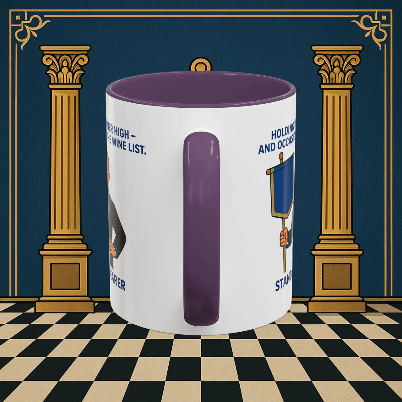 Masonic Mugs - Banner and Barrel - Provincial Standard Bearer Printify