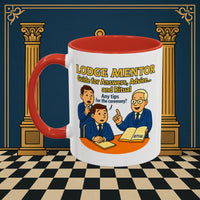 Masonic Mugs - Lodge Mentor: Fraternal Ritual Guidance, Lodge Mentor Printify