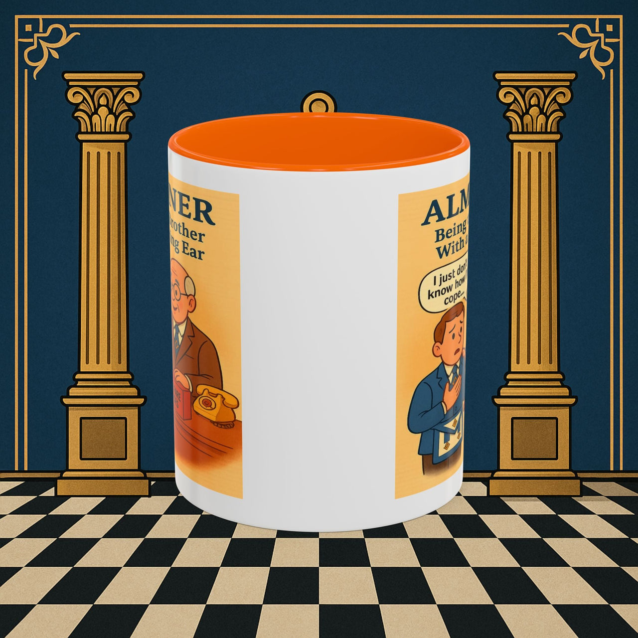 Masonic Mugs - Brotherly Welfare - Almoner Printify