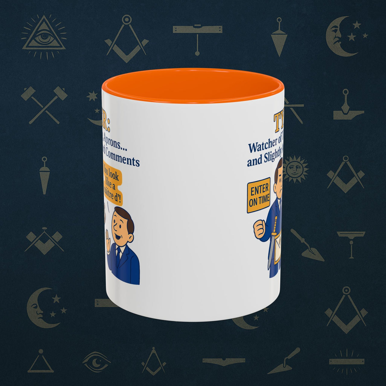 Masonic Mugs - Tyler's Awkward Moment - Tyler Printify