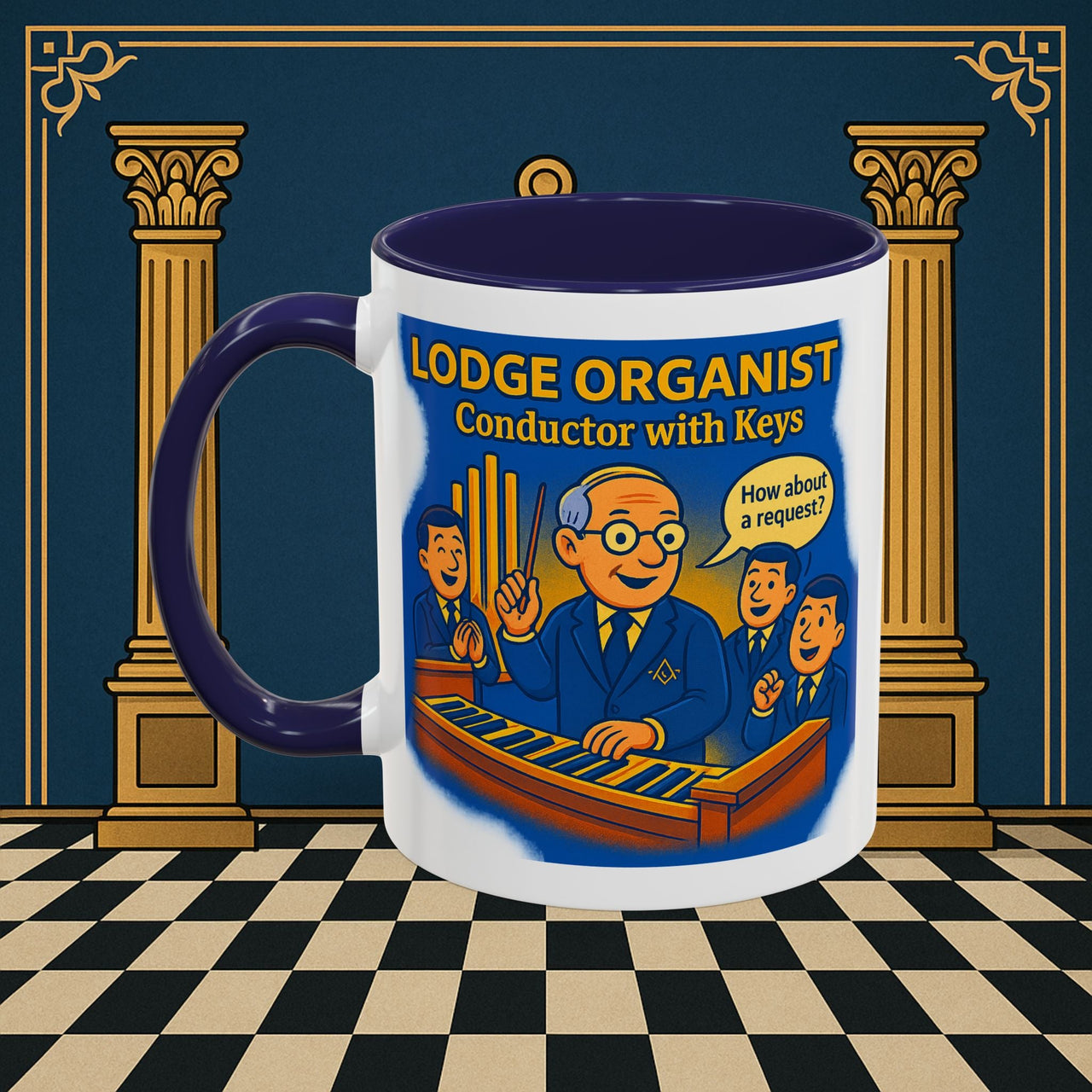 Masonic Mugs - Masonic Melodies - Organist Printify