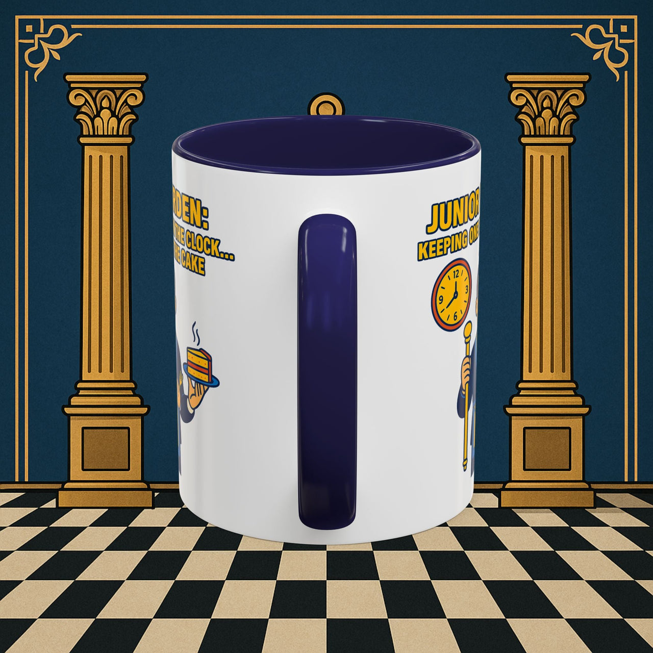 Masonic Mugs - Masonic Vigilance: Junior Warden's Timekeeping Duty,  Junior Warden Printify