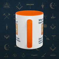 Masonic Mugs Ready to Go – Least Favourite App (Accent Coloured 11oz Mug) Printify