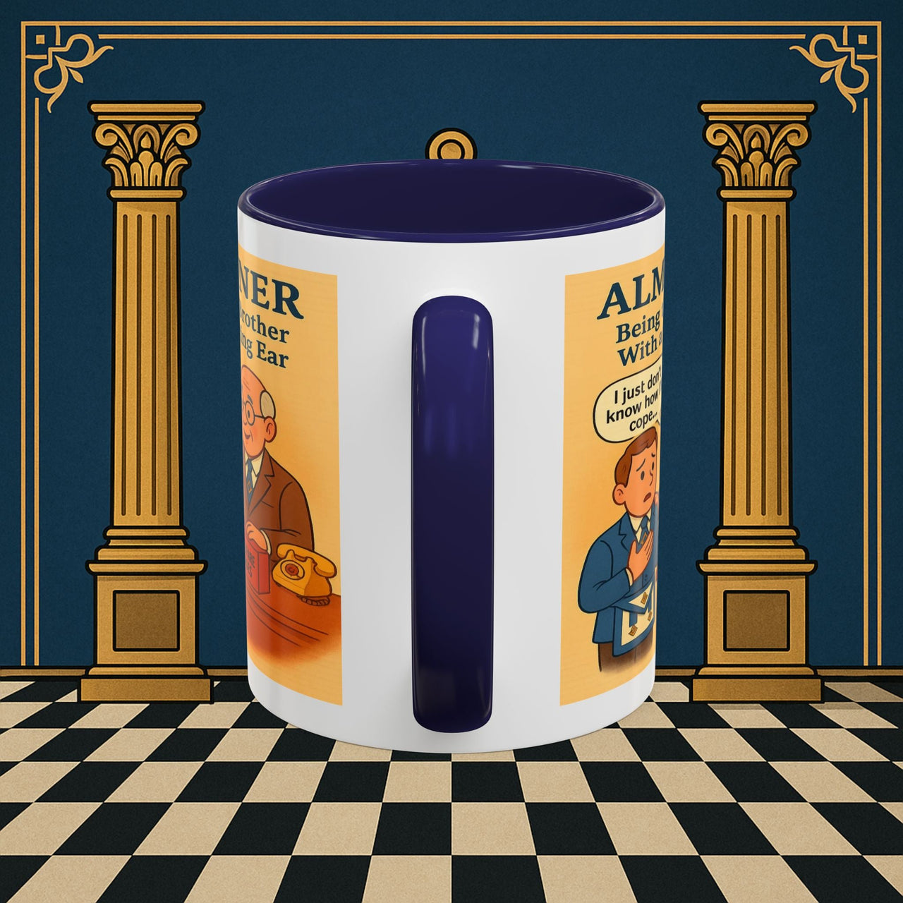 Masonic Mugs - Brotherly Welfare - Almoner Printify