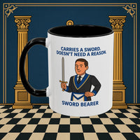 Masonic Mugs - Sword of Mystery - Provincial Sword Bearer Printify