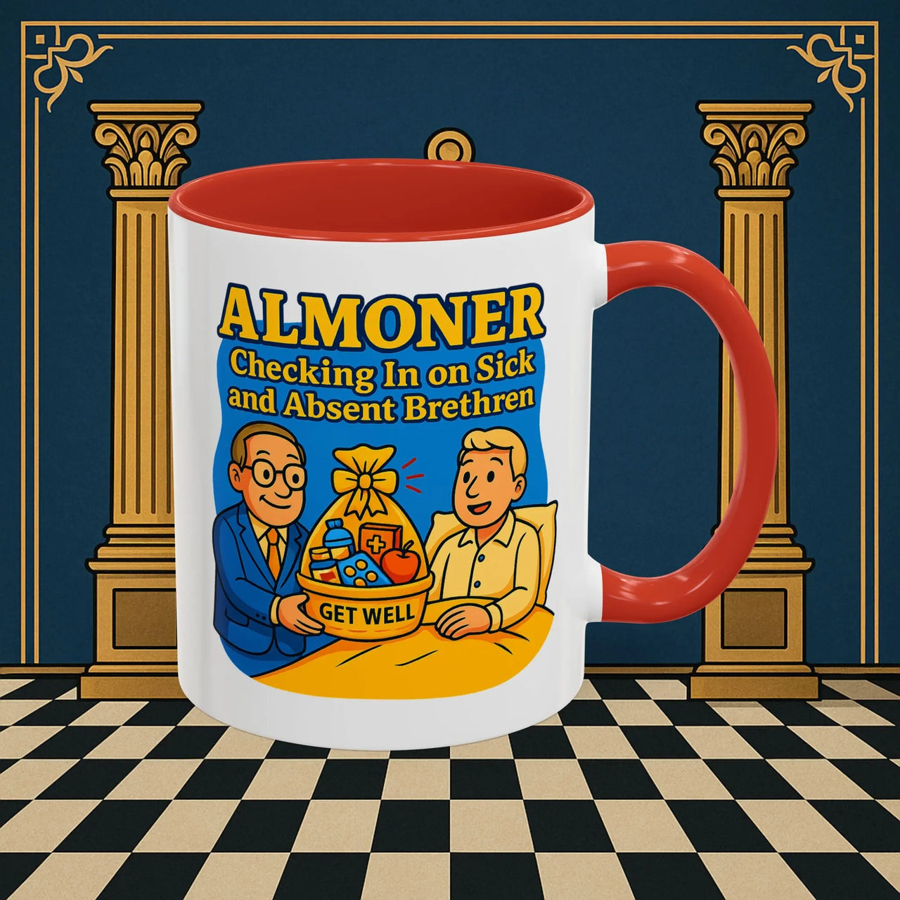 Masonic Mugs - Caring Compassion - Almoner Printify