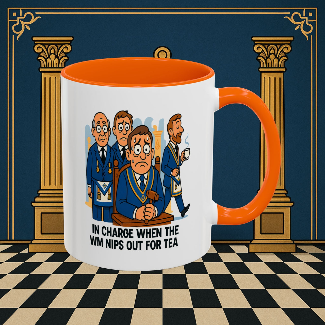 Masonic Mugs - Tea Time Troubles - Senior Warden Printify