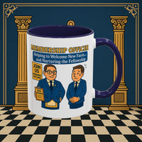 Masonic Mugs - Welcome to the Club - Membership Secretary Printify
