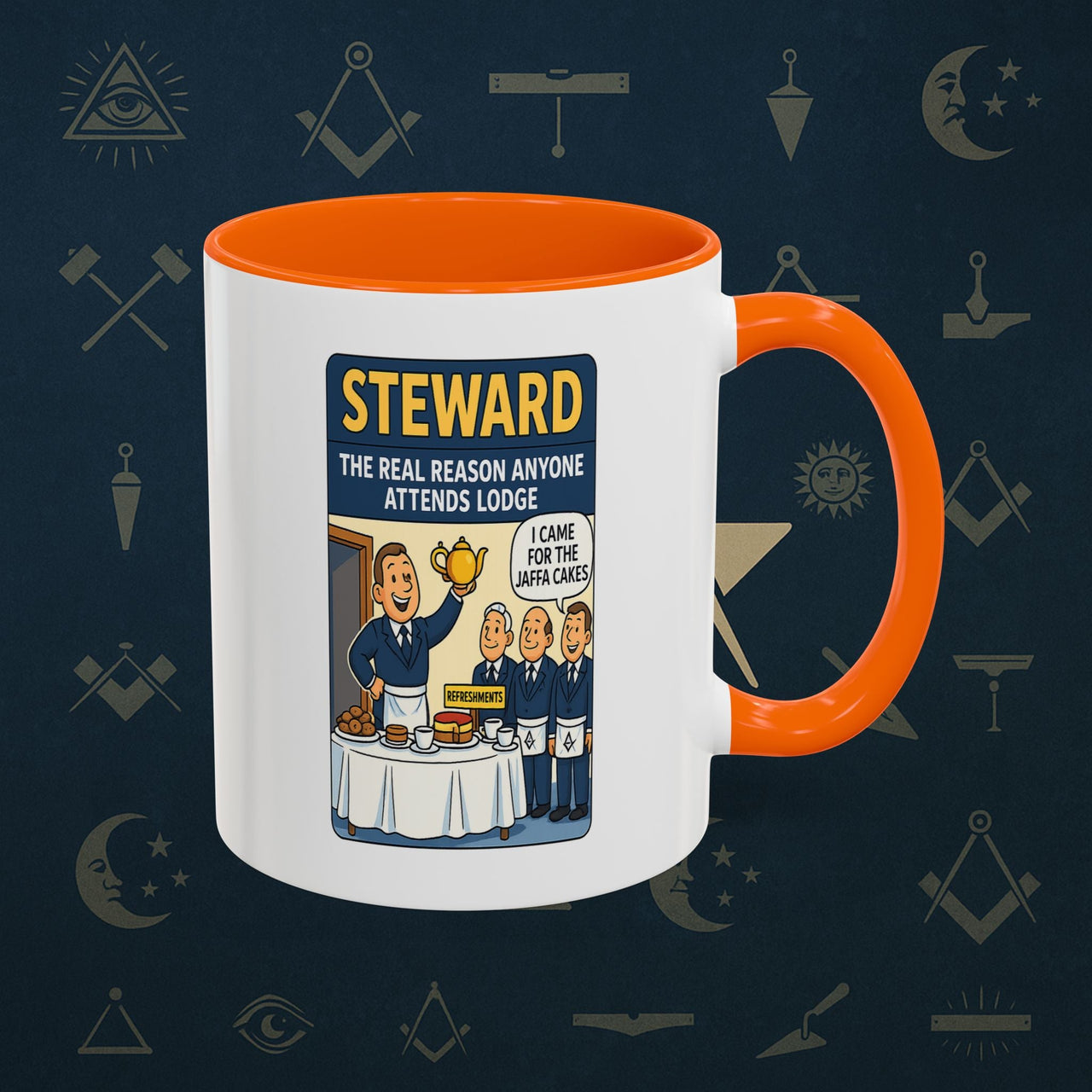 Masonic Mugs - Cake and Conspiracy - Steward Printify