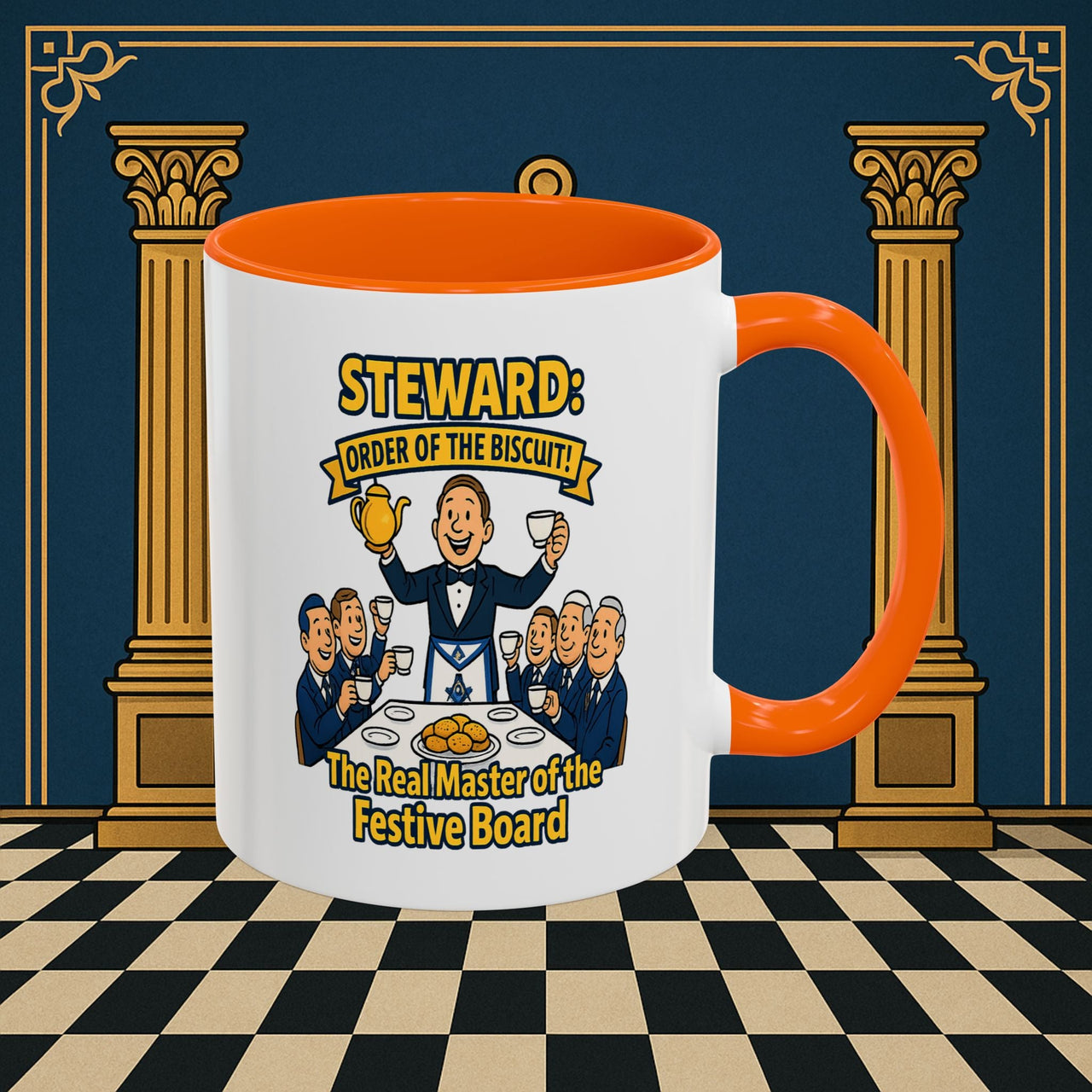 Masonic Mugs - Masonic Tea Party - Steward Printify
