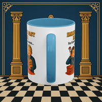 Masonic Mugs - Accent Coloured 11oz Mug - Wisdom Transfer Printify