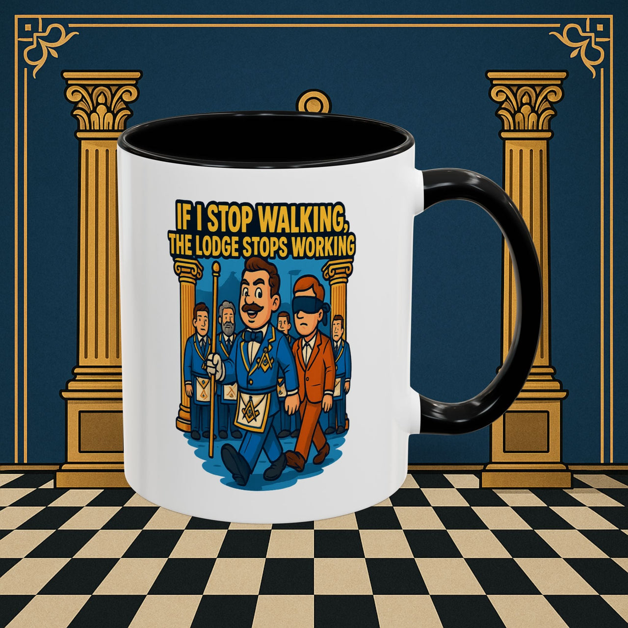 Masonic Mugs - Walking the Masonic Path - Senior Deacon Printify