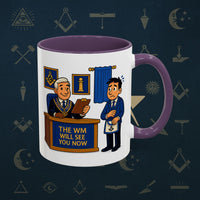 Masonic Mugs - The Masonic Moment - Worshipful Master Printify