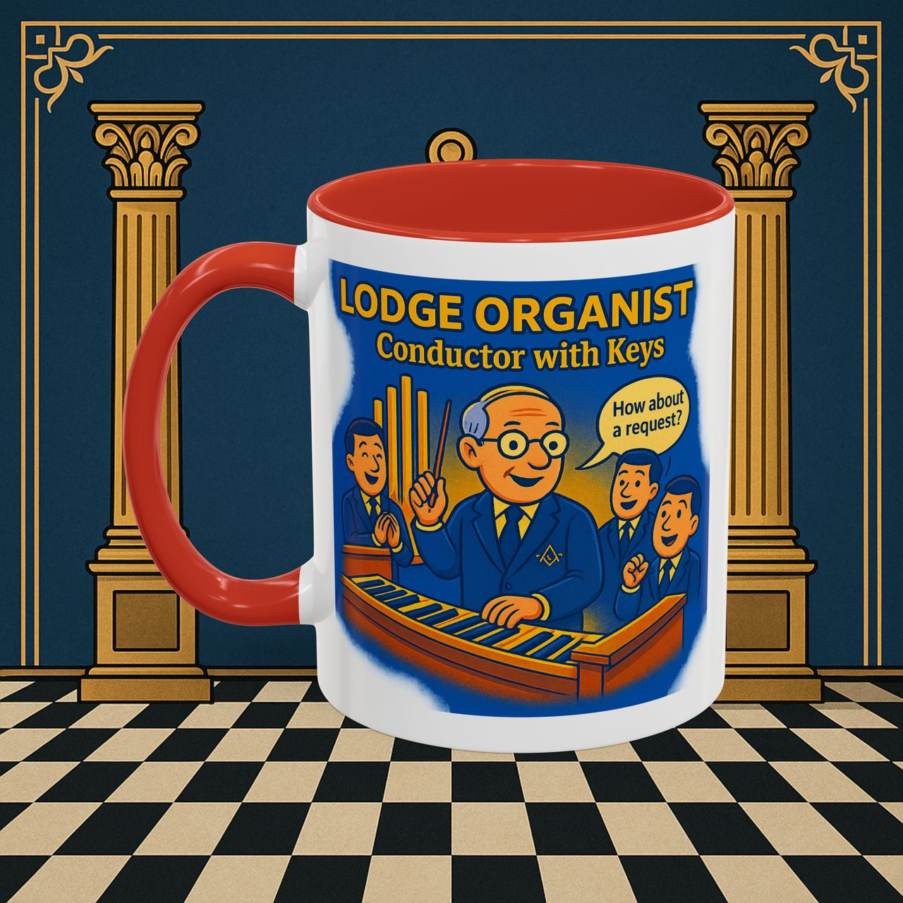 Masonic Mugs - Masonic Melodies - Organist Printify