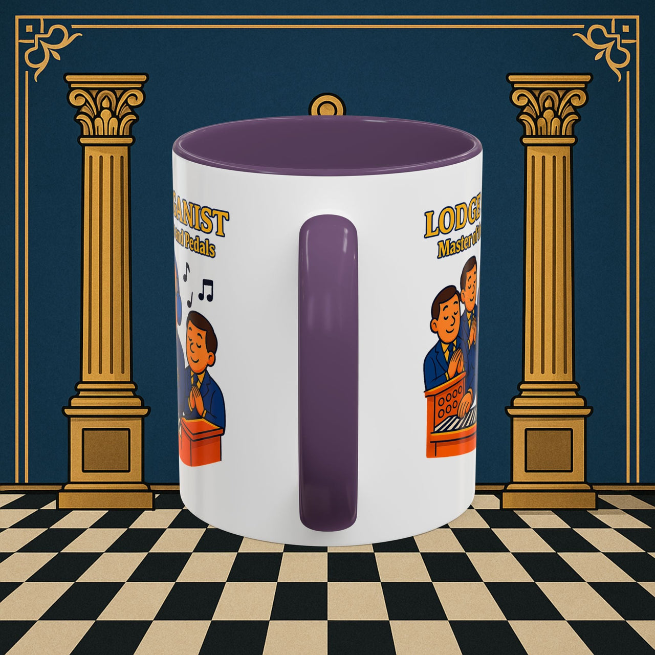 Masonic Mugs - Lodge Maestro - Organist Printify