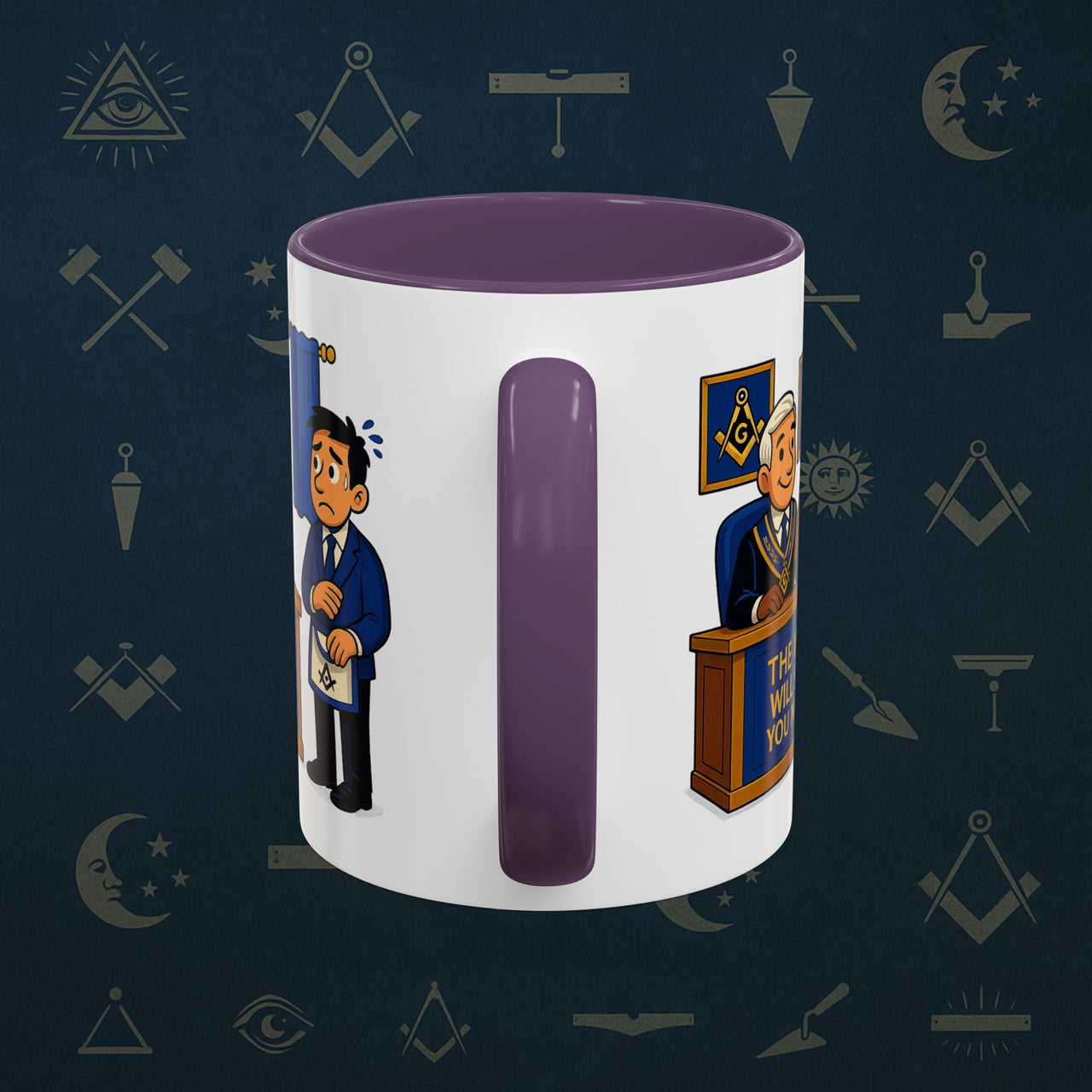 Masonic Mugs - The Masonic Moment - Worshipful Master Printify