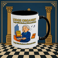 Masonic Mugs - Lodge Organist at the Ready - Organist Printify