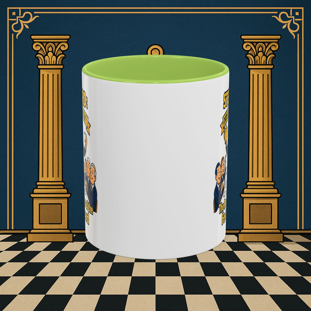 Masonic Mugs - Masonic Tea Party - Steward Printify