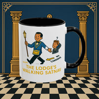 Masonic Mugs - The Lodge's Walking Satnav - Senior Deacon Printify