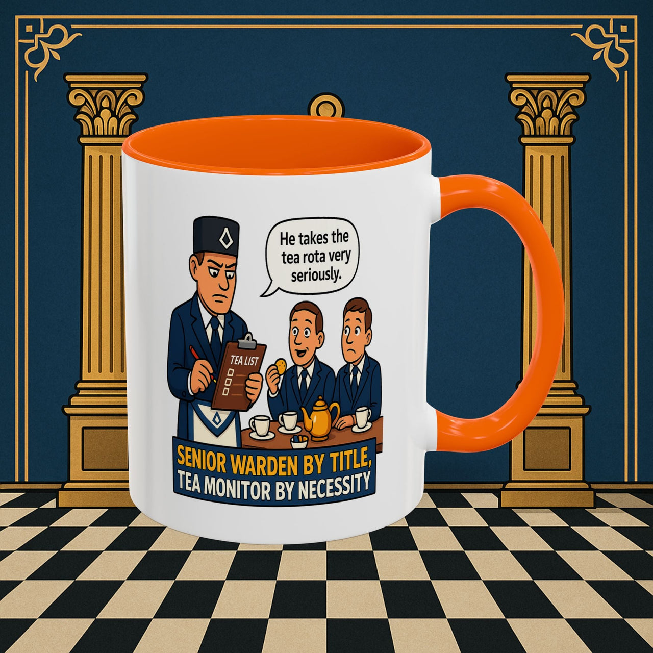 Masonic Mugs - Tea Rota Titans - Senior Warden Printify