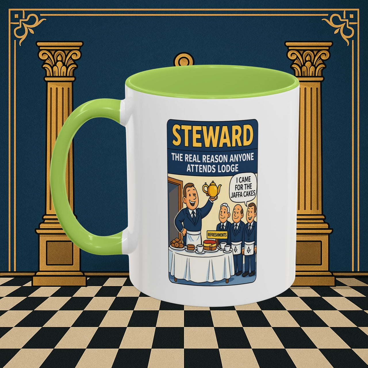 Masonic Mugs - Fraternal Feast - Steward Printify