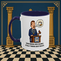 Masonic Mugs - Biscuits on the Brain - Senior Warden Printify