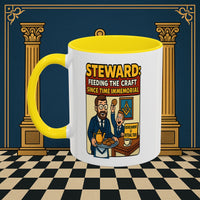 Masonic Mugs - Feeding Freemasonry's Fellowship - Steward Printify