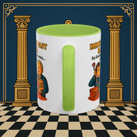 Masonic Mugs - Accent Coloured 11oz Mug - Wisdom Transfer Printify