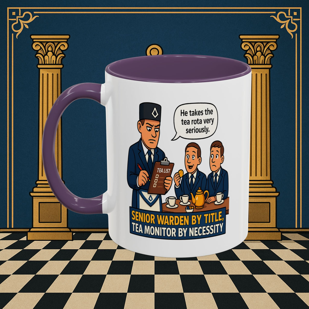 Masonic Mugs - Tea Rota Titans - Senior Warden Printify