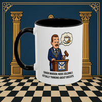 Masonic Mugs - Biscuits on the Brain - Senior Warden Printify