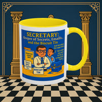 Masonic Mugs - Bureaucratic Biscuit Bouncer - Secretary Printify