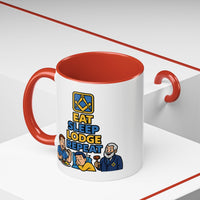 Masonic Mugs Ready to Go – Eat Sleep Lodge Repeat (Accent Coloured 11oz Mug) Printify