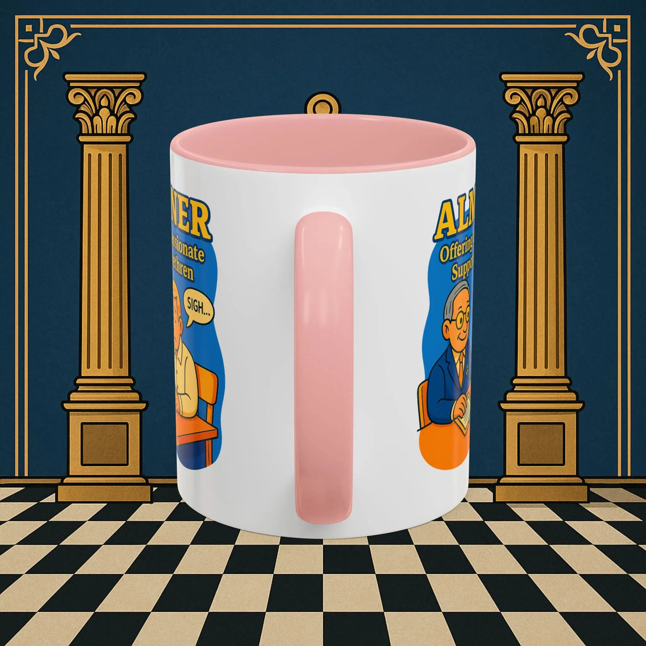 Masonic Mugs - Bureaucratic Empathy - Almoner Printify