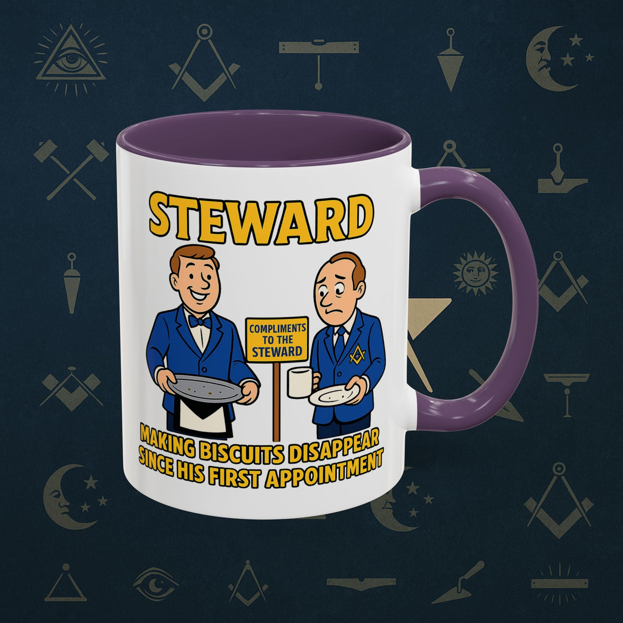Masonic Mugs - Vanishing Biscuits - Steward Printify