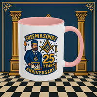 Masonic Mugs - Masonic Legacy - 25 years anniversary Printify