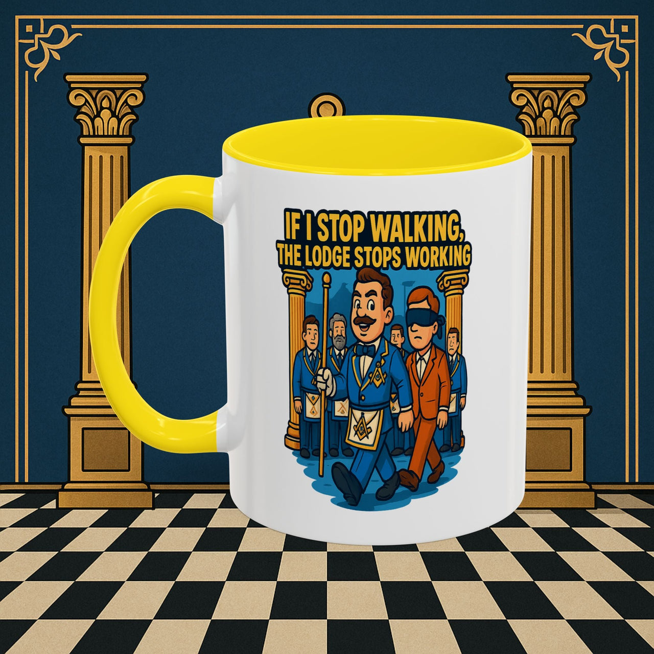 Masonic Mugs - Walking the Masonic Path - Senior Deacon Printify