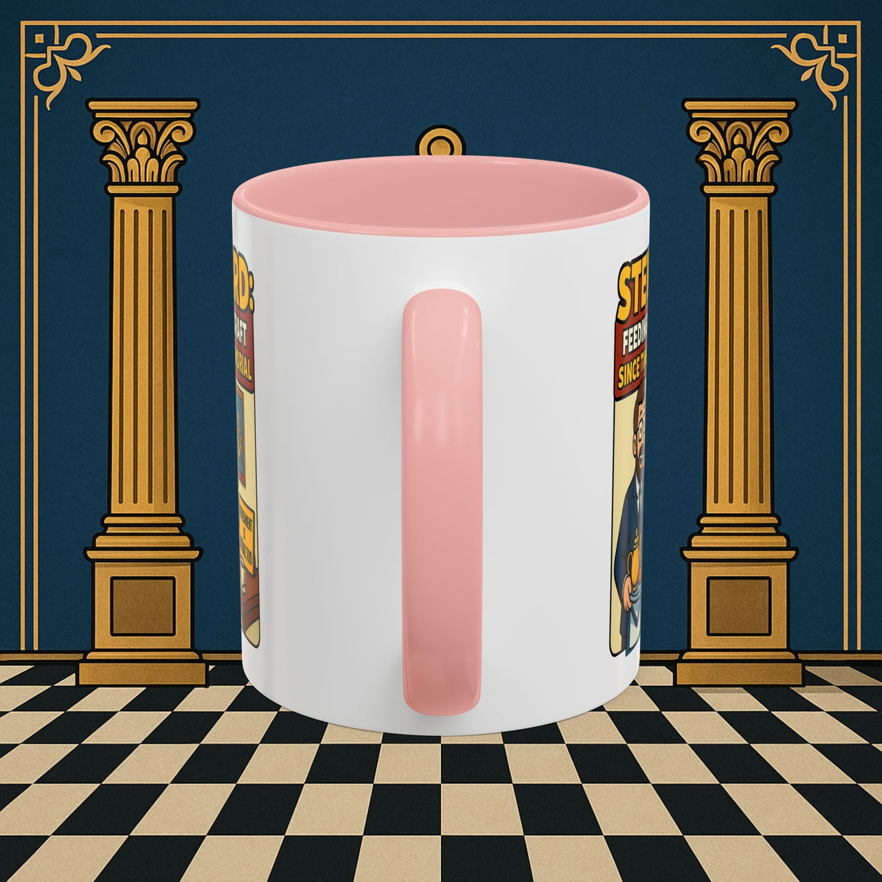 Masonic Mugs - Feeding Freemasonry's Fellowship - Steward Printify