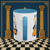 Masonic Mugs - Refreshment of Reason - Steward Printify