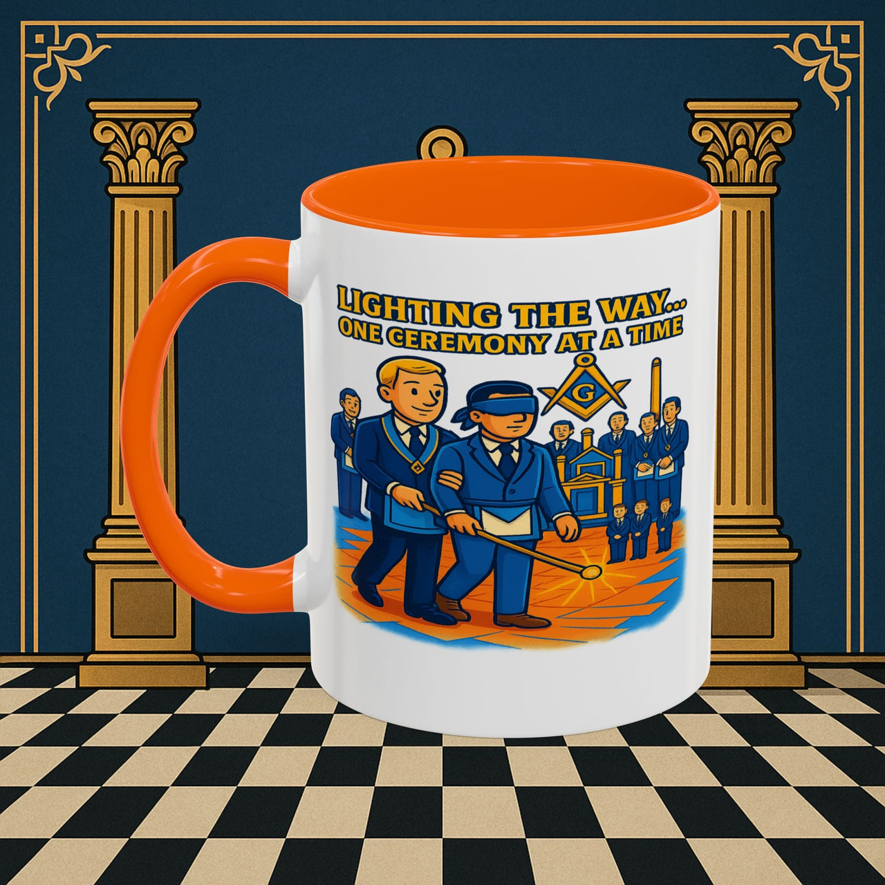 Masonic Mugs - Illuminated Brotherhood - Senior Deacon Printify