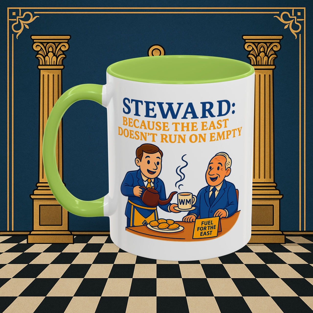 Masonic Mugs - Tea and Empires - Steward Printify