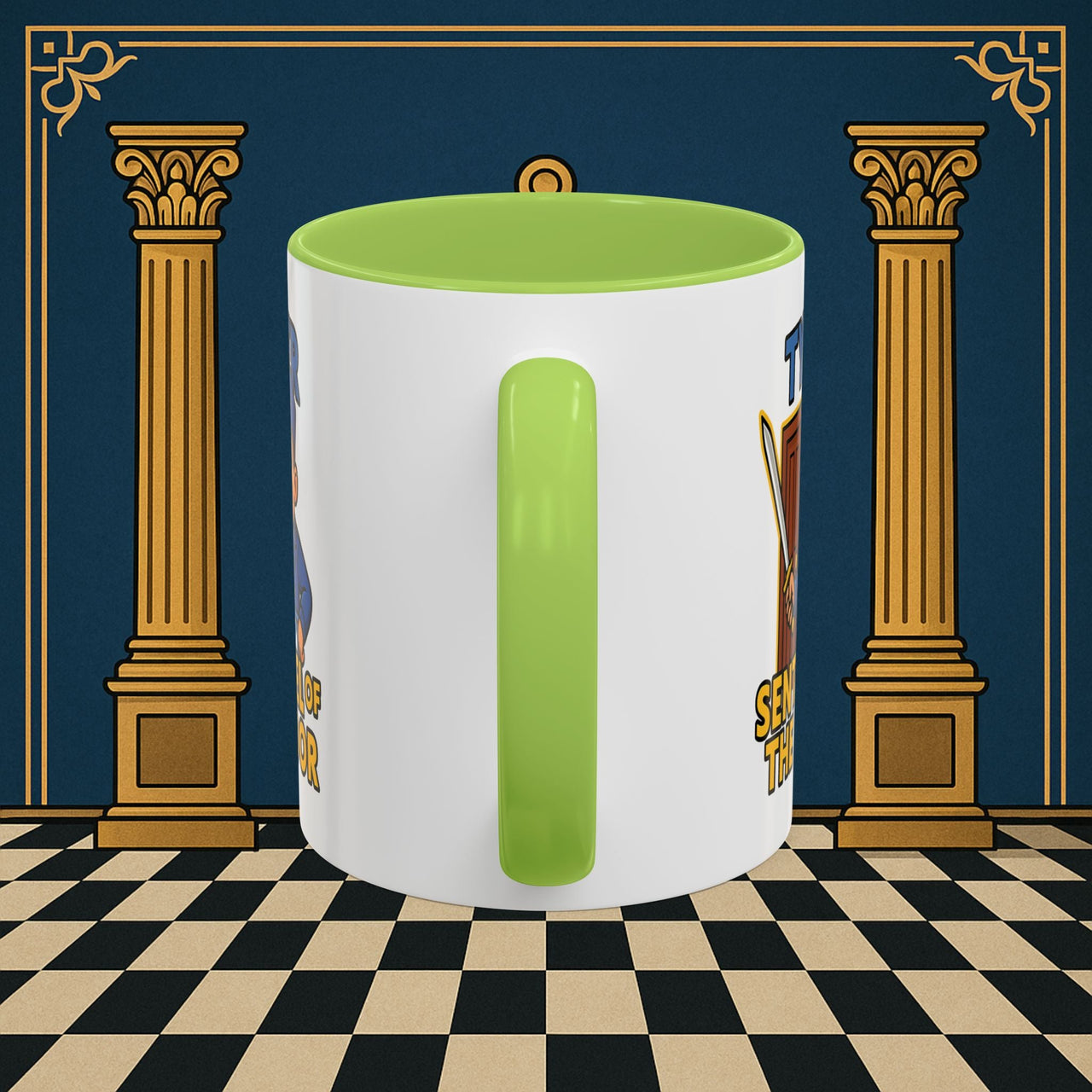 Masonic Mugs - Tyler's Watchful Guard - Tyler Printify