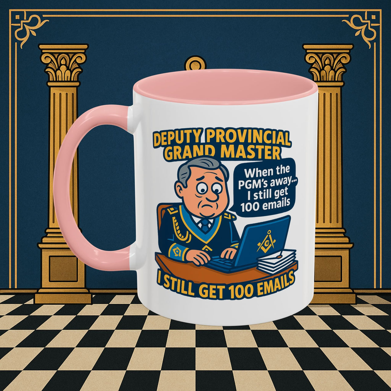 Masonic Mugs - Email Overload - Deputy Provincial Grand Master Printify